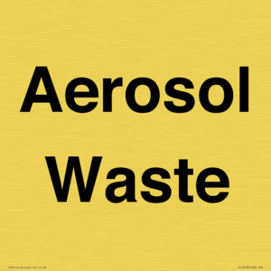 Aerosol Waste